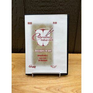 Embroidery Take-Out Americana CD #11840 20 Patriotic Designs Machine Americana